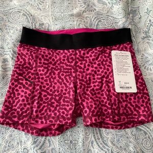 Lululemon 6 What The Sport Short Pink Dot